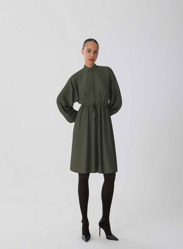 VILA Surashil Long Sleeved Shirt Dress 10